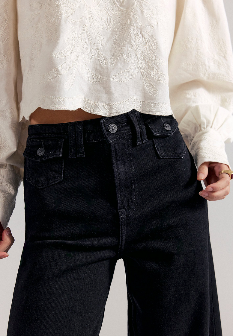 Kellee High-Rise Palazzo Jeans