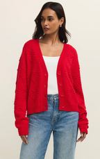 Hearts Embroidered Cardigan