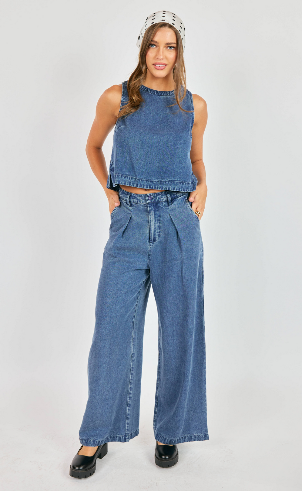 It's Pouring Sleeveless Top