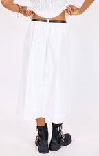 Central Park Midi Skirt with Belt