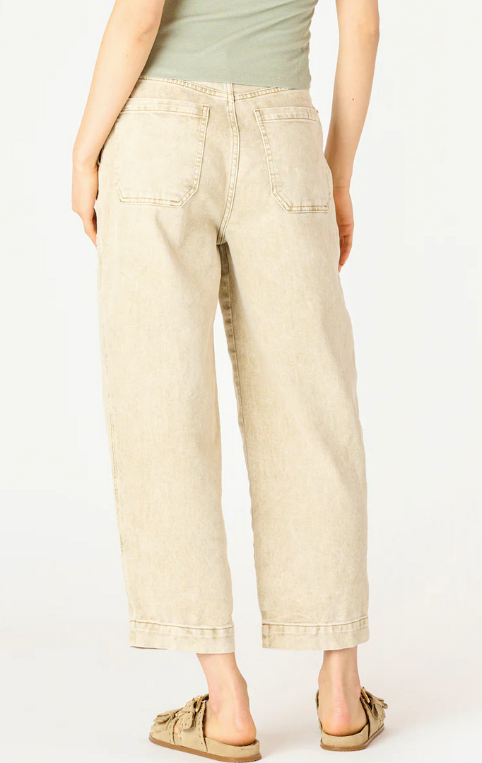 High Rise Straight Ankle Jeans