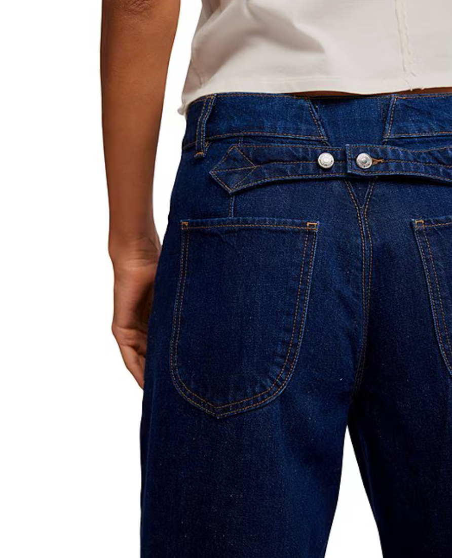 Alia Mid Rise Wide Leg Denim