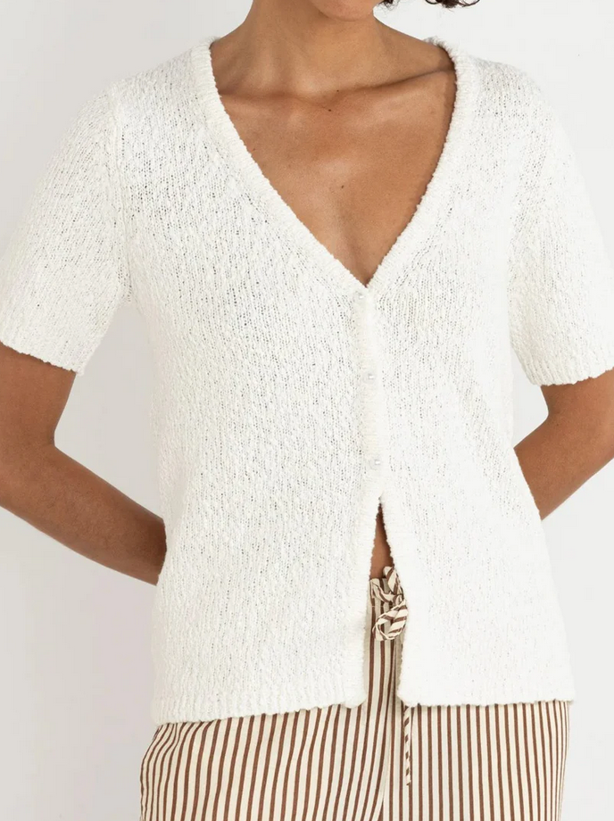 Adele Short Sleeve Knit Cardigan