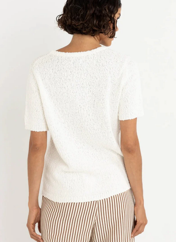 Adele Short Sleeve Knit Cardigan