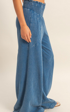 Harbor Smocked Wide Leg Pant