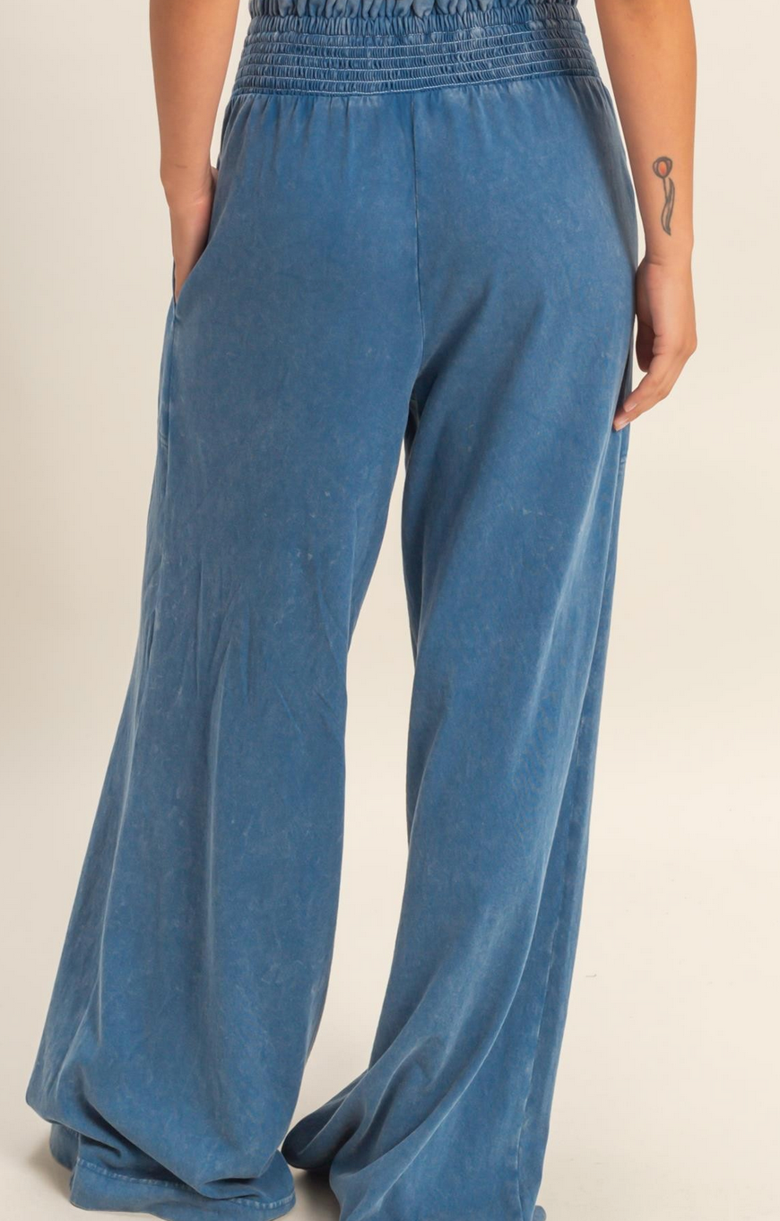 Harbor Smocked Wide Leg Pant