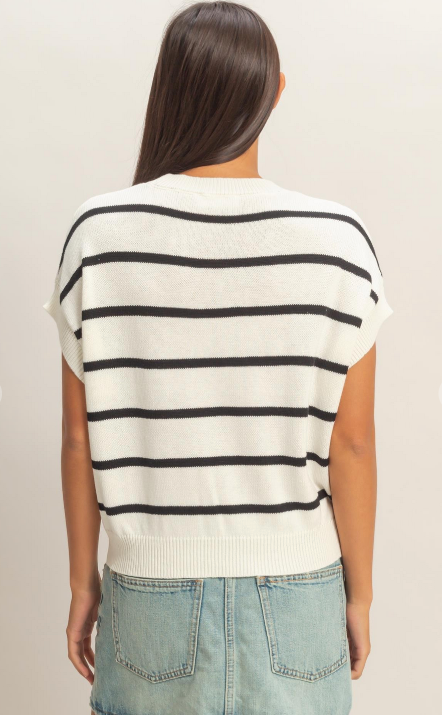 Seaside Stripe Knit Top