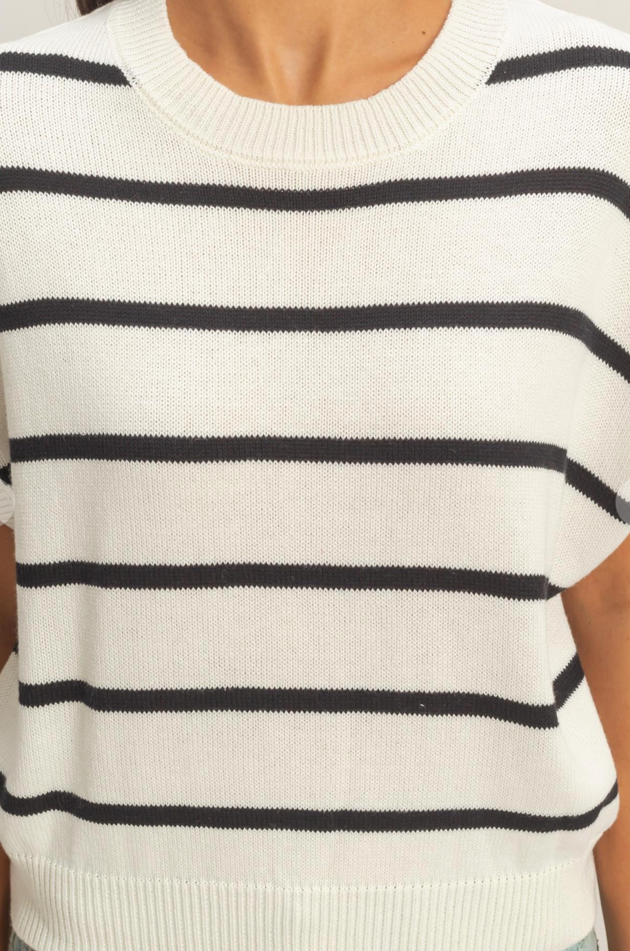 Seaside Stripe Knit Top