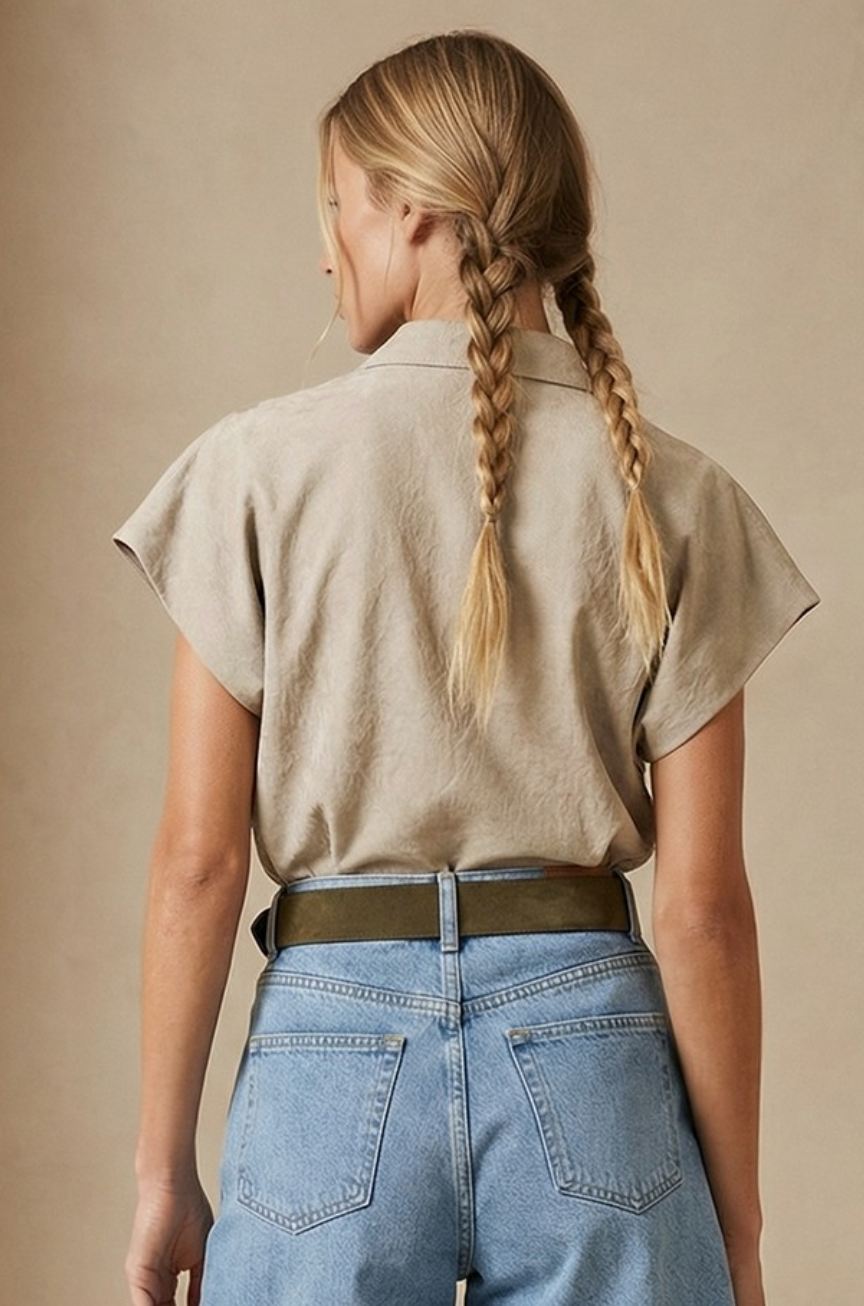 Stillwater Split Neck Top