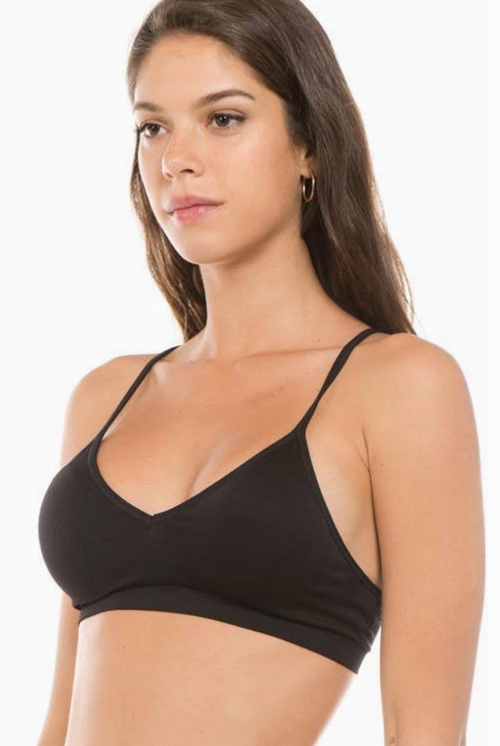 Basic Seamless V-neck Bralette