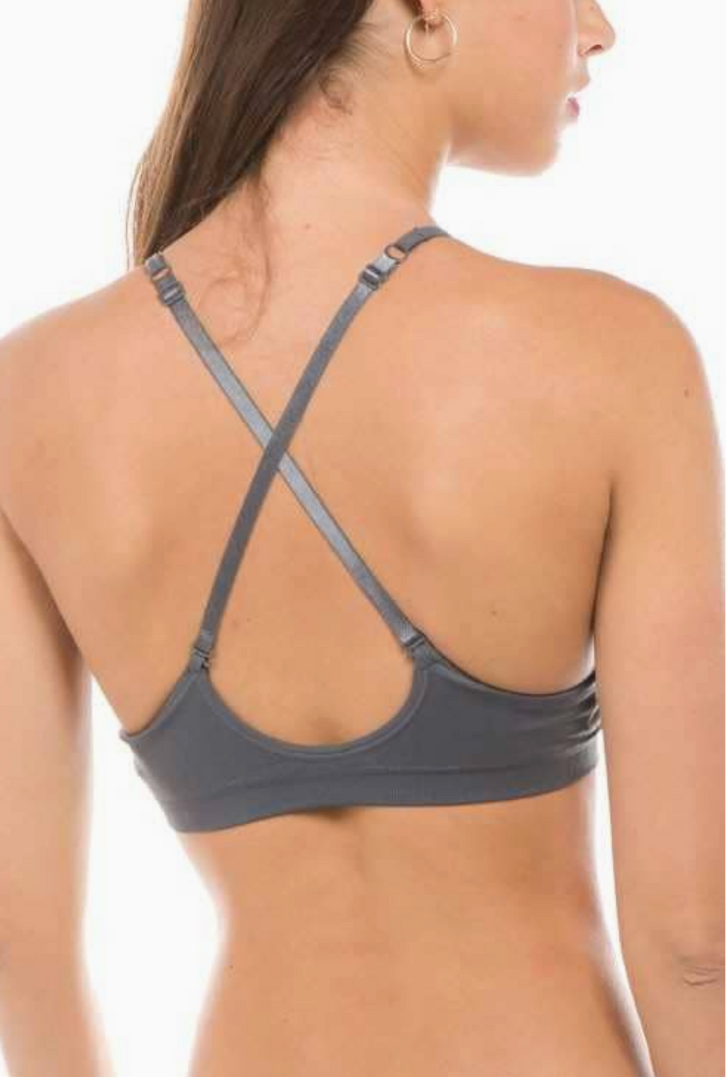 Basic Seamless V-neck Bralette