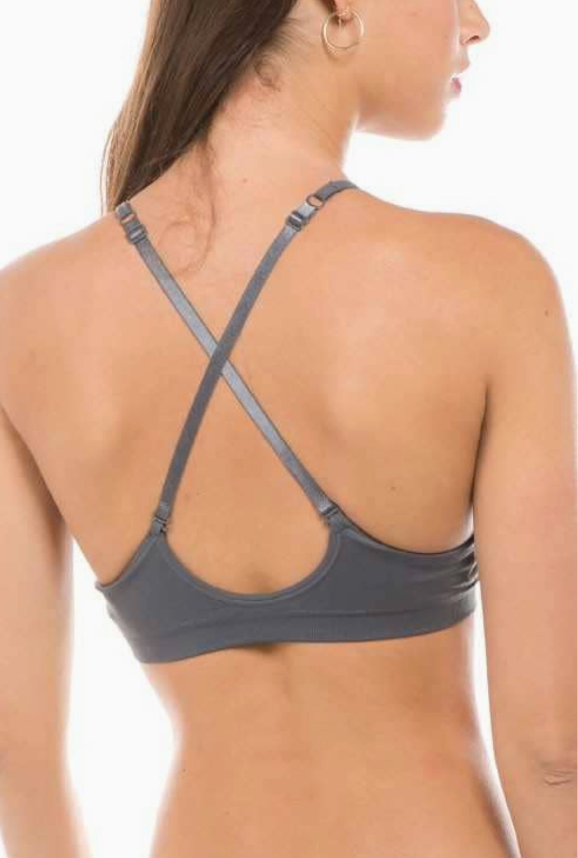 Basic Seamless V-neck Bralette