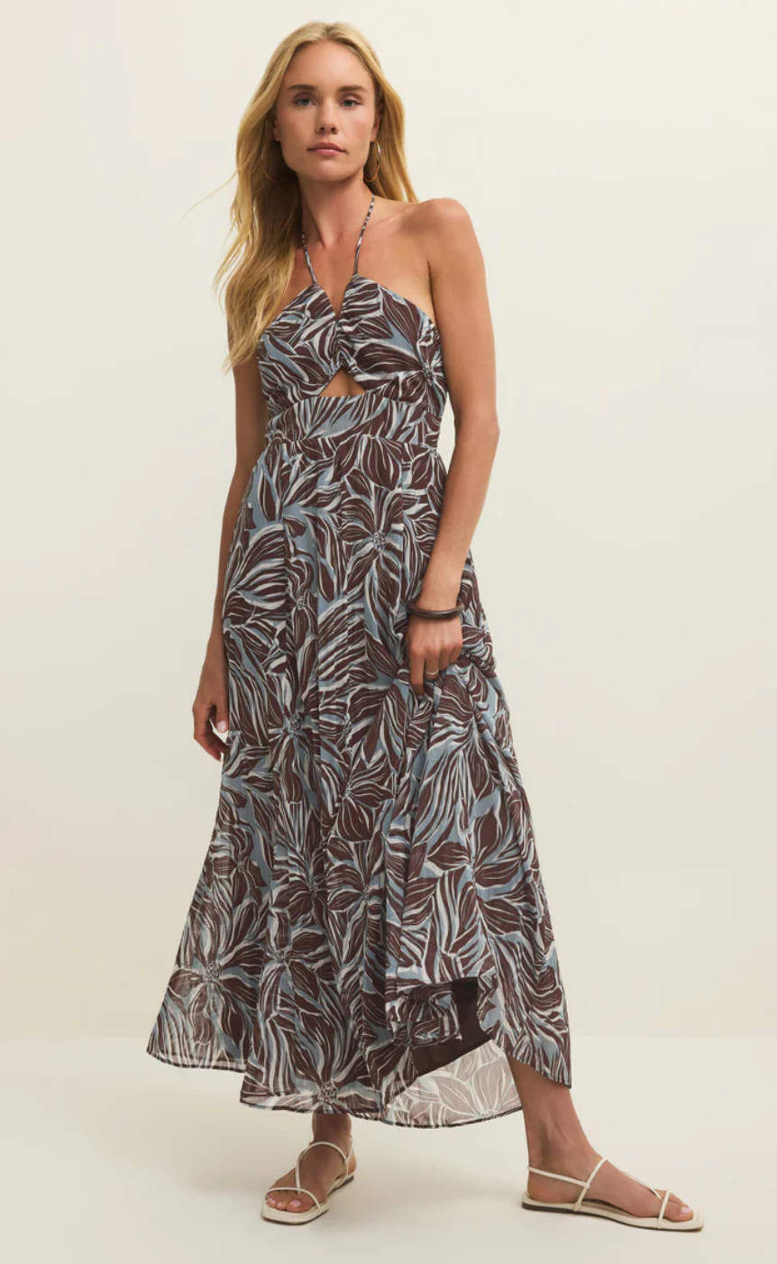 Lanie Zinn Floral Maxi Dress