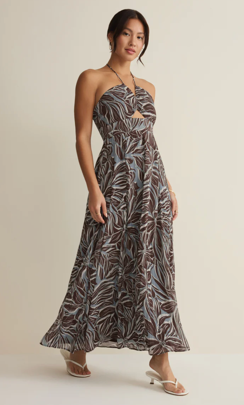 Lanie Zinn Floral Maxi Dress