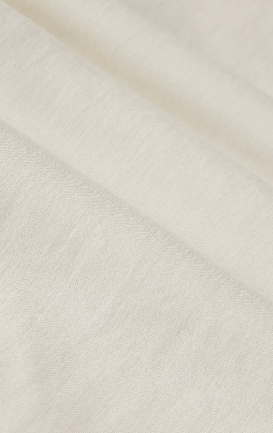 La Belle Linen Cropped Top