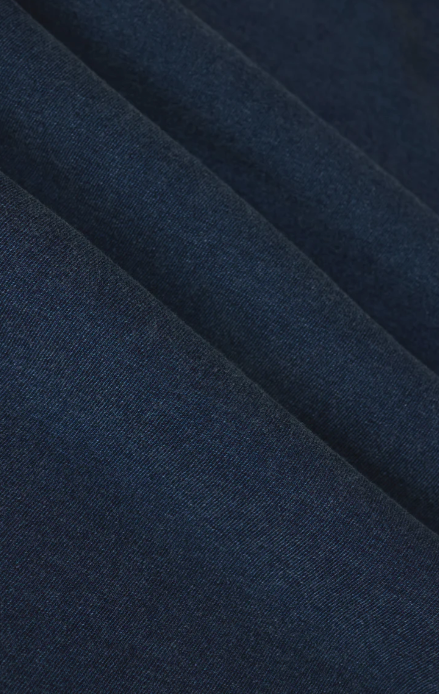 Sloane V-Neck Jersey Denim Top