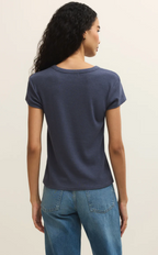 Renae Rib Short Sleeve Top