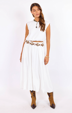 Deja Vu Bubble Maxi Skirt