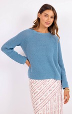Fountain Open Back Sweater