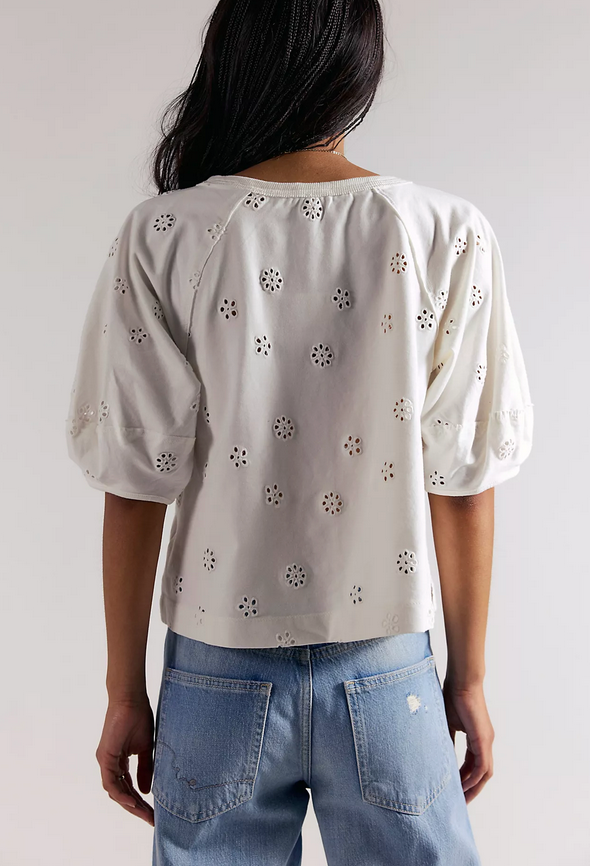 Jessie Eyelet Tee