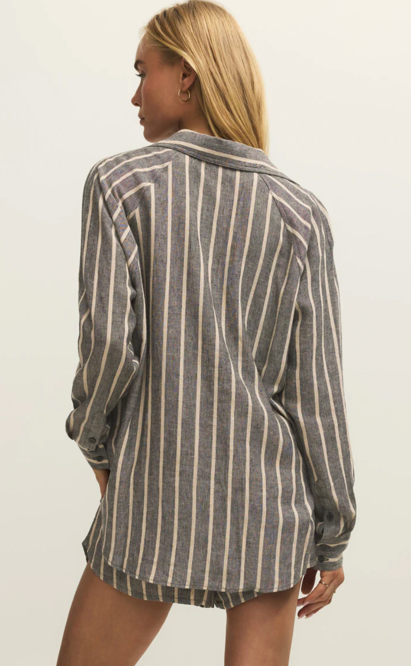 Perfect Linen Stripe Top