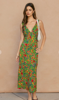 Meadow Bloom Midi Dress