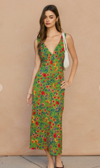 Meadow Bloom Midi Dress
