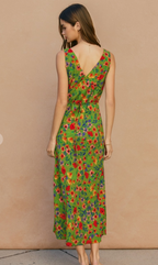 Meadow Bloom Midi Dress