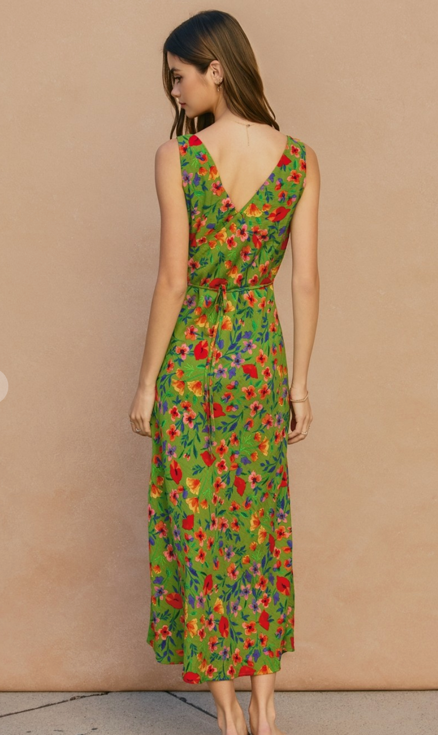Meadow Bloom Midi Dress