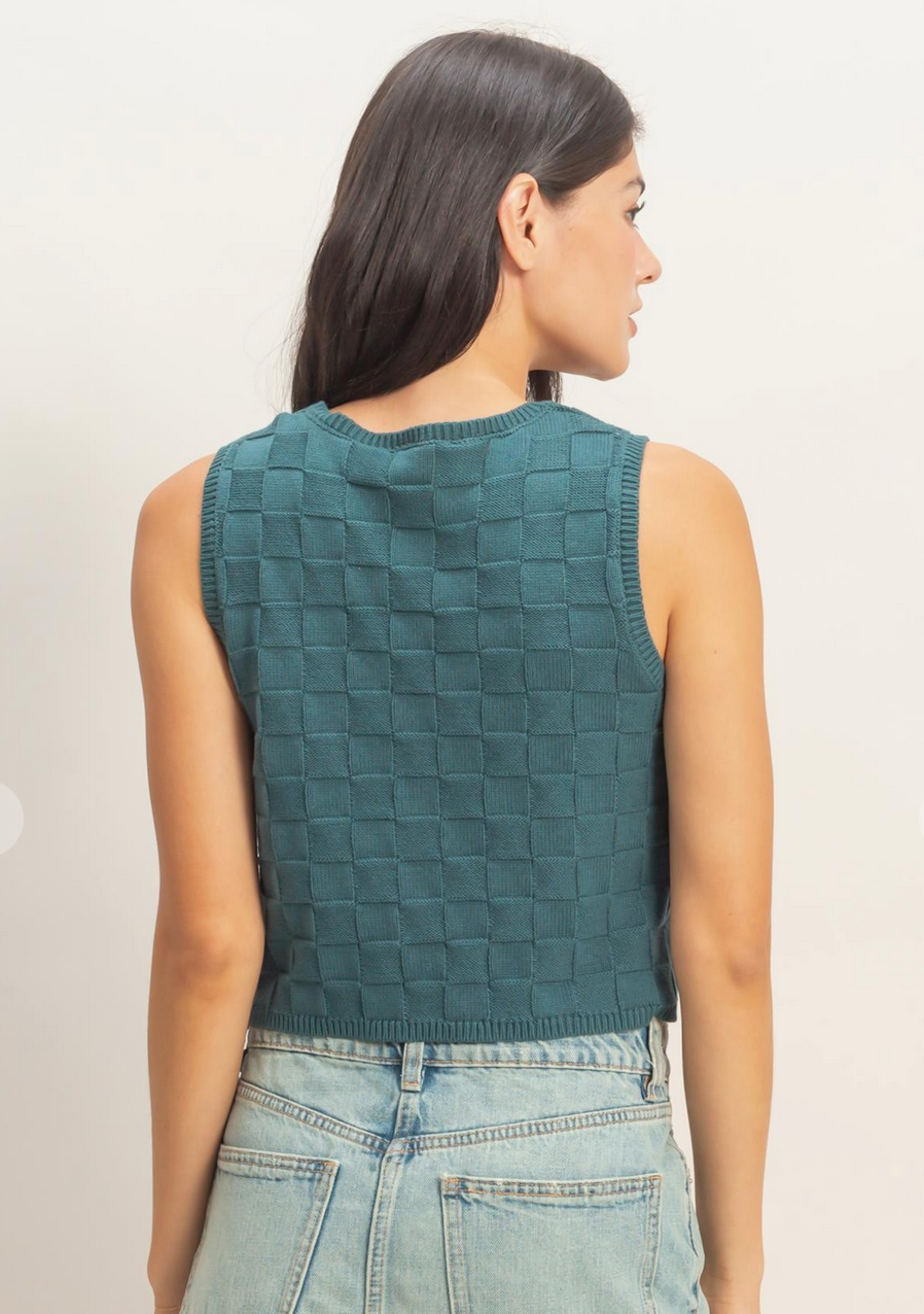 Harbor Knit Button Vest