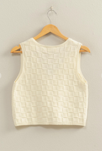 Harbor Knit Button Vest