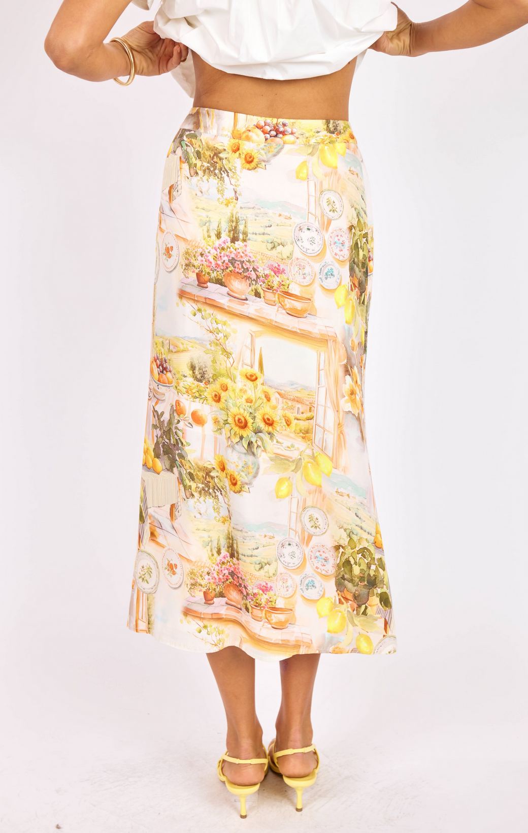 Lemoncello Midi Skirt