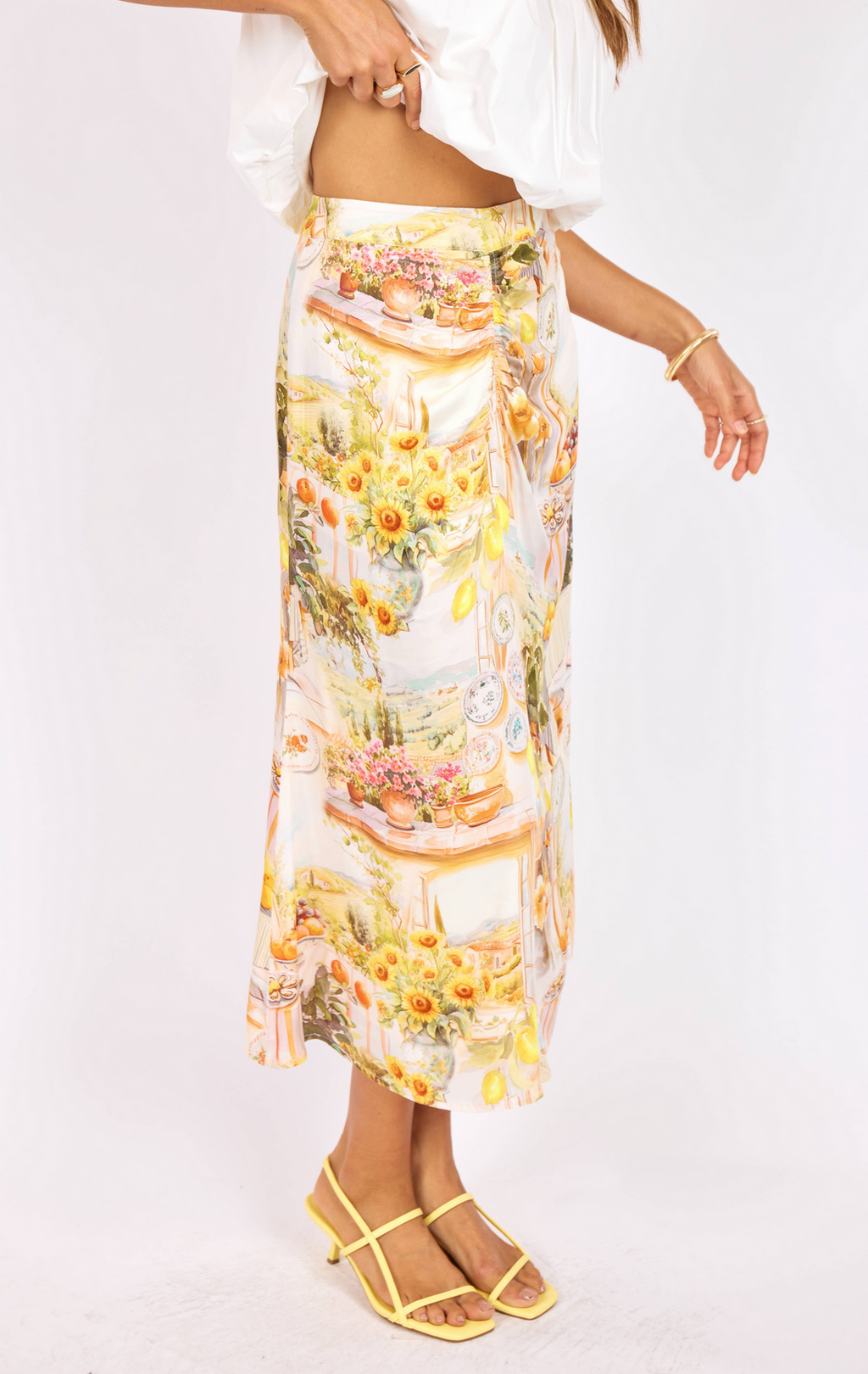 Lemoncello Midi Skirt
