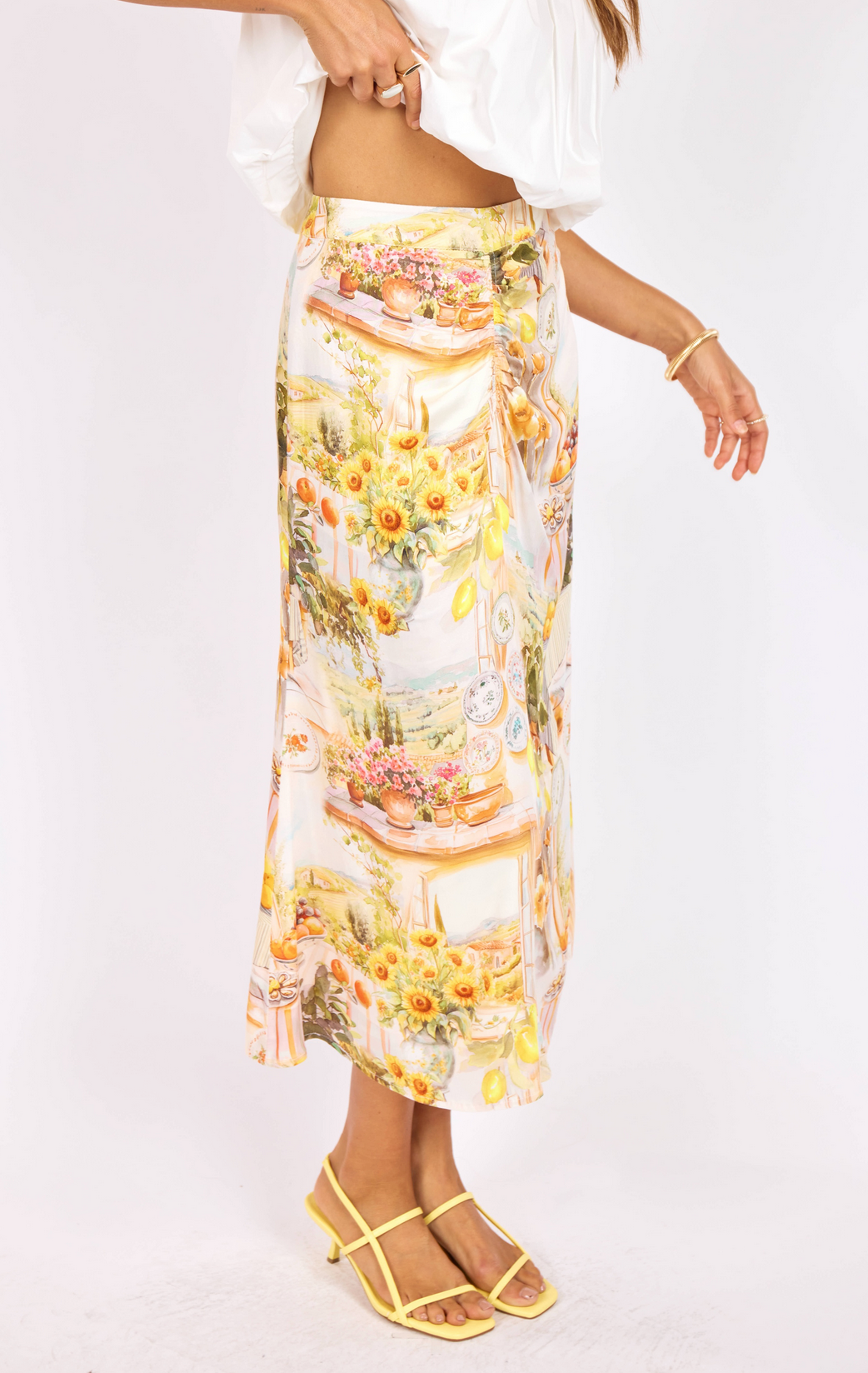 Lemoncello Midi Skirt