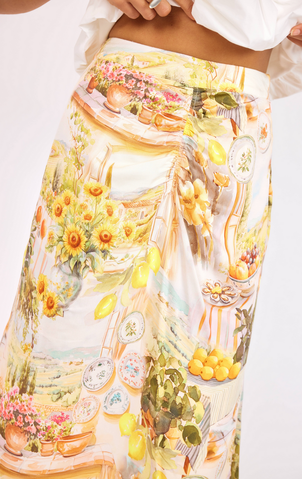 Lemoncello Midi Skirt