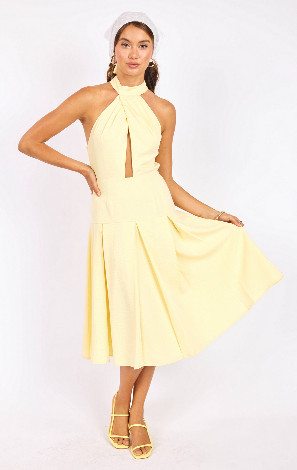 Honeysuckle Halter Dress