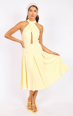 Honeysuckle Halter Dress