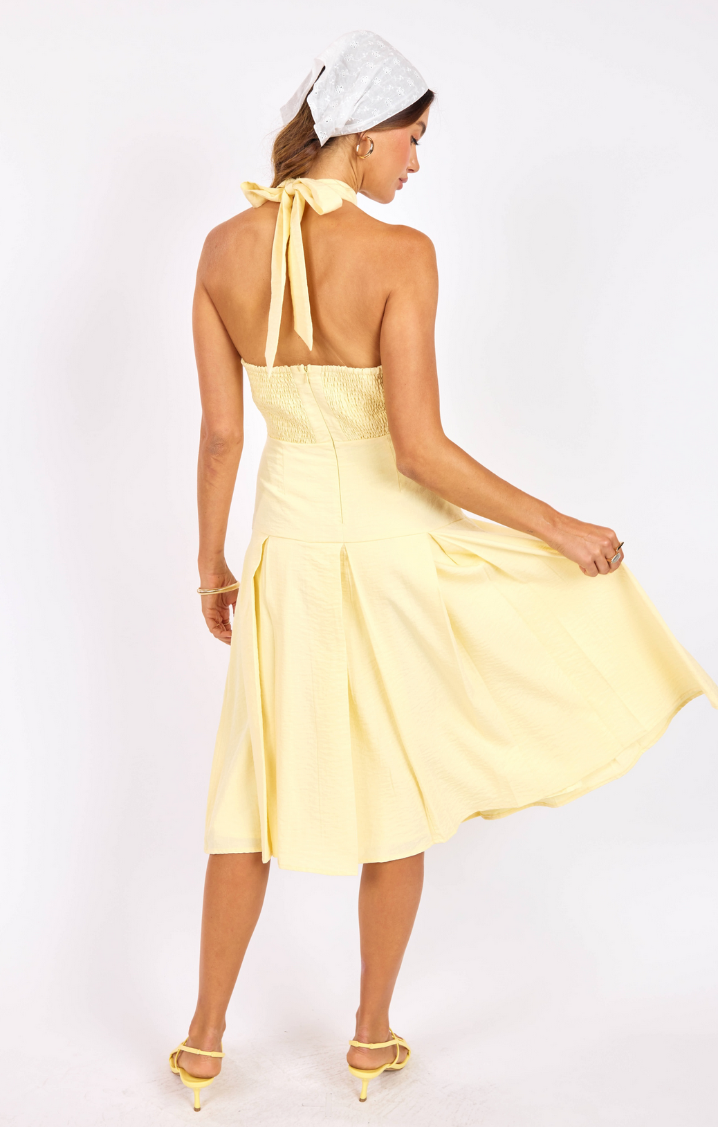 Honeysuckle Halter Dress