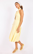 Honeysuckle Halter Dress