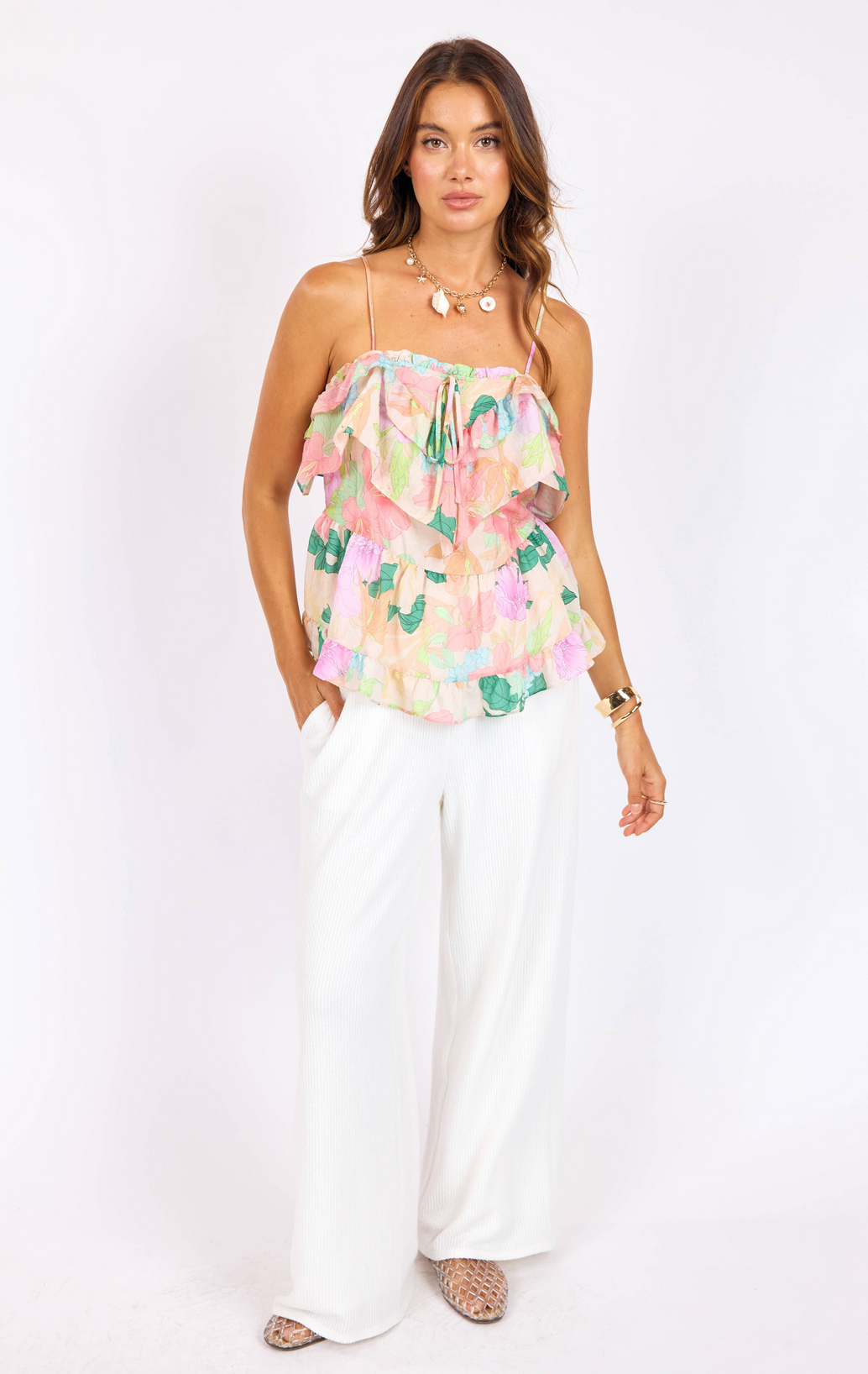 Bloom Revival Ruffle Cami
