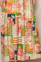 Sunlit Garden Patchwork Maxi Dress