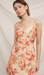 Sunset Garden Floral Maxi Dress