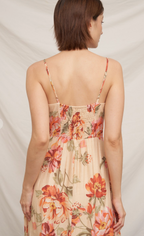 Sunset Garden Floral Maxi Dress
