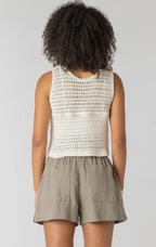 Sunlit Stitch Knit Vest