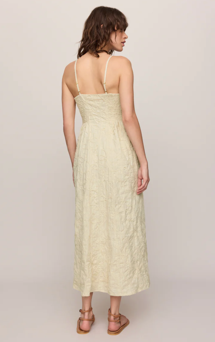 Angel Eyes Embriodered Maxi Dress