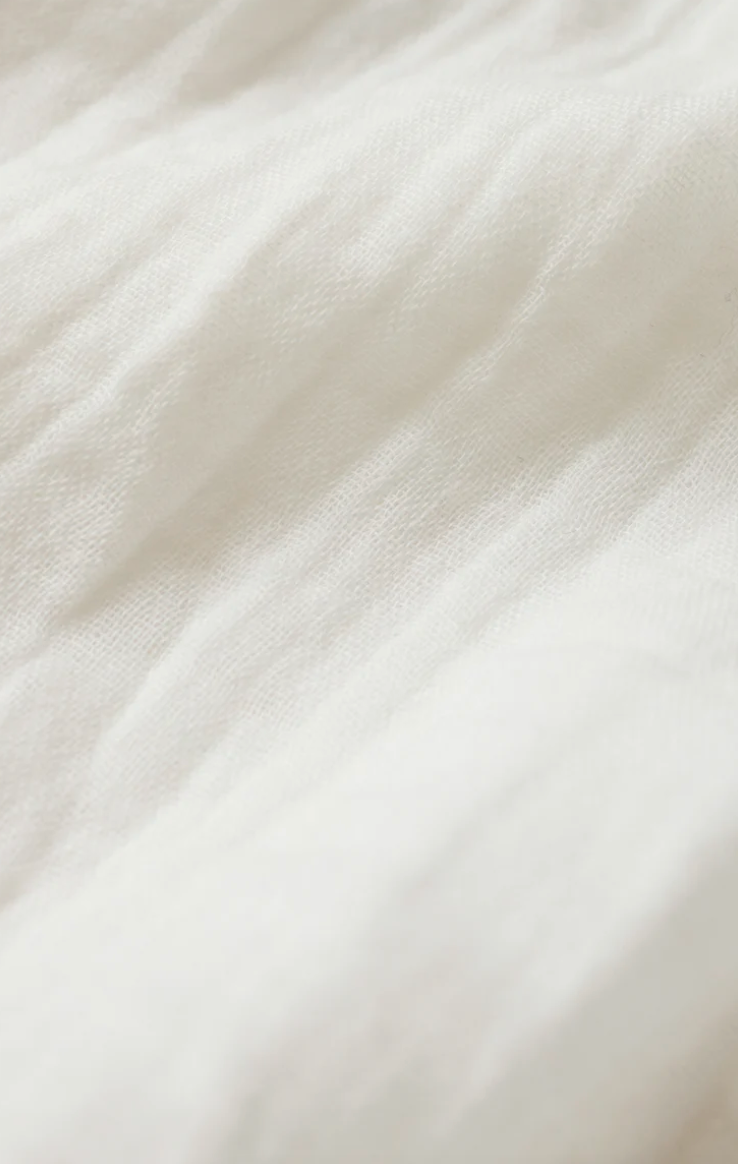 Helena Airy Gauze Button Up