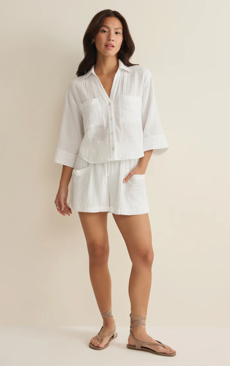 Emory Airy Gauze Short