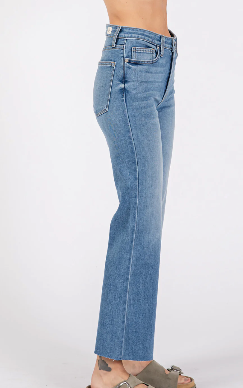 Sicily Scissor Cut Hem Denim