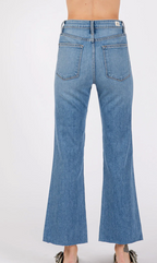 Sicily Scissor Cut Hem Denim