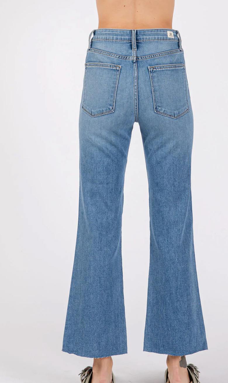 Sicily Scissor Cut Hem Denim
